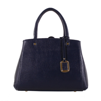 Сумка женская нат.кожа d.blue