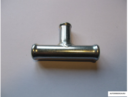 Трубка тройник 16х14х16мм металл угол 90 гр. (цена за 10 шт.)