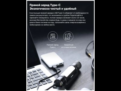 Фонарик Xiaomi NexTool 6 in 1 Thunder Flashlight Portable NE20030