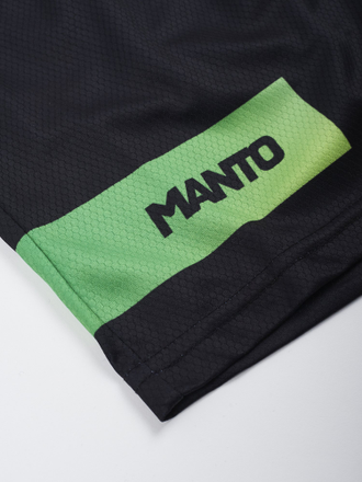 Шорты тренировочные сетчатые MANTO Mesh shorts Rio Черніе фото логотип