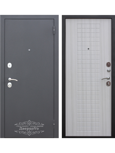 ГАРДА 8 мм ЧЕРНЫЙ МУАР/ БЕЛЫЙ ЯСЕНЬ