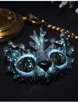 Волшебная брошь "Сказка о ЛосеРоге" (украшение в стиле лесного фэнтези)