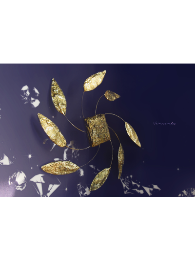 Золотая брошь "Артефакты Атлантиды. Цветок Солнца"