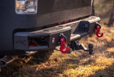 Бампер силовой задний BMS ALFA для Tayota Tundra 2007-2013