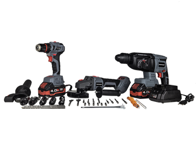 Аккумуляторный бесщеточный НАБОР 3в1 PROFIPOWER ProfiSet-3E18