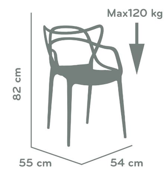 Стул  N-221 Masters, белый BR