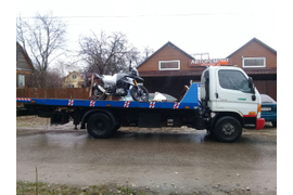 Перевозка мотоциклов в Подольске. Мотоэвакуатор в Подольске.