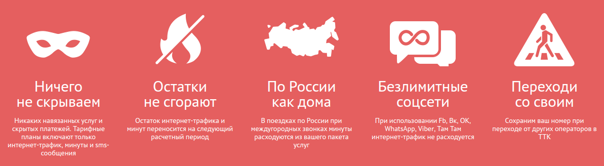 мобильный тариф ттк