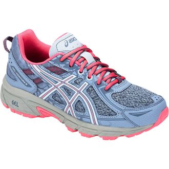 Кроссовки ASICS GEL-VENTURE6 GS т.голубой/розовый/серый  1014А077-400  (Размер: 6,5)