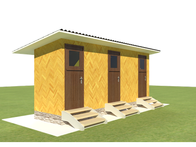 ХОЗ.БЛОК КАРКАС: ГАБАРИТНЫЕ РАЗМЕРЫ: (1.5Х6.1М), ОБЩАЯ ПЛОЩАДЬ: 9.15М²