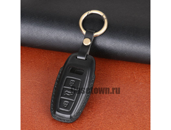 Чехол для ключа Ауди Q7,А6, А7, А8 2020 год (натуральная кожа)