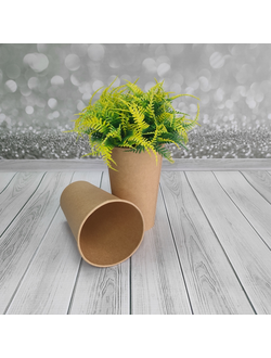 Стаканчик Крафт без принта 13*9см