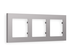 Рамка 3-ая Сталь матовый, коллекция TECHNO - Ambrella Volt - ALFA
