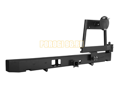 Задний силовой бампер серии Туризм на УАЗ Буханка 2989, 3741, 3909, 2206, 3962, 3303, 39094 1965- (03.134.51)