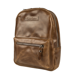 Женский кожаный рюкзак Anzolla cognac (арт. 3040-03)