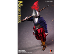 Испанский мушкетер (медно-никелевая версия) - КОЛЛЕКЦИОННАЯ ФИГУРКА 1/6 Series of Empires Spanish Conquistadors Nickel Silver Edition MUSKETEER (SE139) - COOMODEL