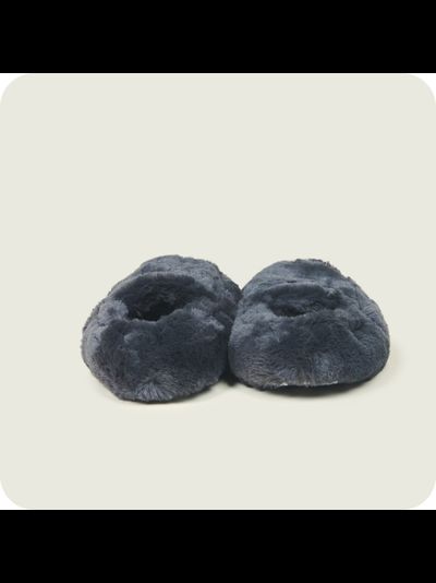Тапочки-грелки для ног Luxury (угольные)