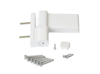 Петля усиленная дверная Elementis K-V, на 120кг., белая