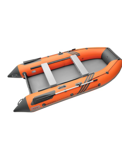 Моторная лодка ПВХ Zefir 4400 Оранжевый-Графит