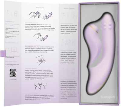 SL278U Интерактивный вибромассажёр 2в1 DuoGlow