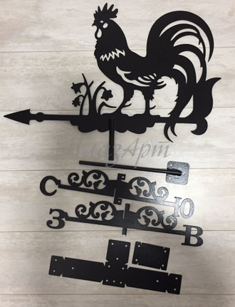 флюгер на крышу Петушок