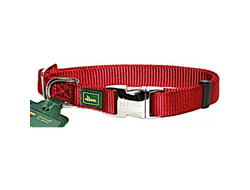 Нейлоновый ошейник для собак HUNTER ALU-STRONG S (30-45 см), красный