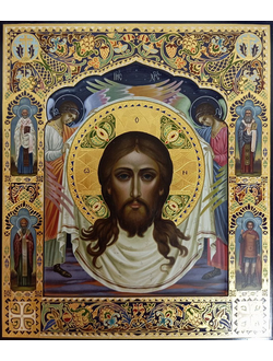 Спас Нерукотворный (Спаситель на убрусе). Рукописная икона.