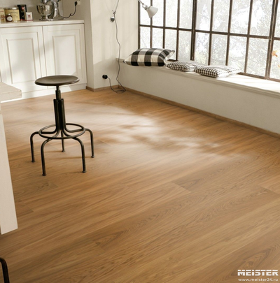 Паркетная доска Meister Дуб Гармония Шартенальм 8830 в интерьере