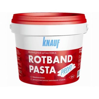 Шпаклевка финишная РОТБАНД Паста Профи (18 кг), на виниловой основе