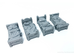 Four beds