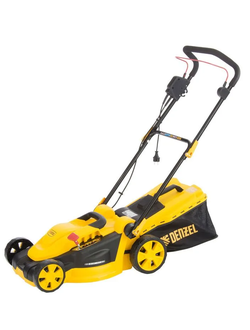 Газонокосилка электрическая Denzel GM-1800, 1800 Вт, шир. 38 см, 6 уров., травосб. 40 л.
