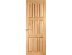 Фото: - деревянная двери из неокрашенной древесины ДГФ 9