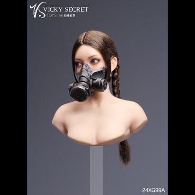 Женский респиратор (газовая маска) - 1/6 Gas Mask (24XG99A) - VSTOYS