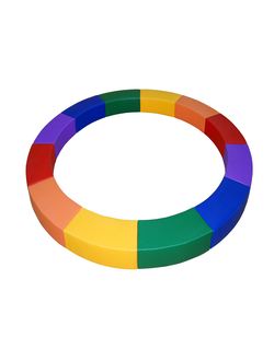 БРЕВНО ГИМНАСТИЧЕСКОЕ "РАДУГА" КРУГ ДЕТСКОЕ