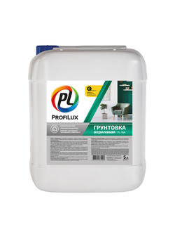 Грунтовка PROFILUX  PL-16A акрил д/внутр работ(зел.эт.) 5л (зима)