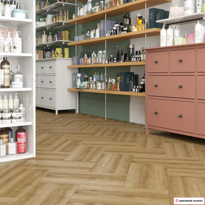 Ламинат Alpine Floor Herringbone 12 Pro Дуб Эльзас LF106-02 34 класс толщина 12 мм с фаской 1.1017 м2