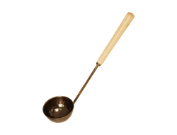 Черпак ЛАТУНЬ античная 40см "Русский пар"