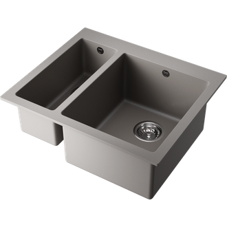 МОЙКА OMOIKIRI BOSEN 59-2 GR (4993558) LENINGRAD GRAY