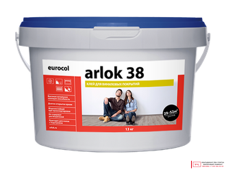 Водно-дисперсионный клей для ПВХ покрытий Arlok 38