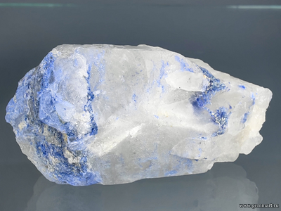 Дюмортьерит в кварце. Бразилия. 60*30*23мм