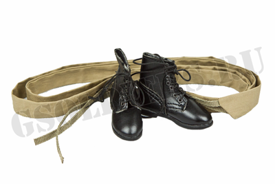 Ботинки с обмотками советские времен ВОВ 1/6 (AL10009) - ALERT LINE
