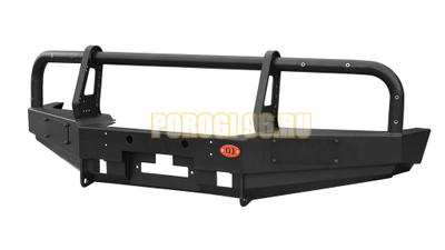 Передний силовой бампер серии Трофи на Mitsubishi Pajero II 1991-1999 (02.130.01)