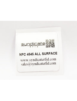 RFID метка NFC Syndicate MOM NFC4545, NTAG213, 45x45x0.8 мм.