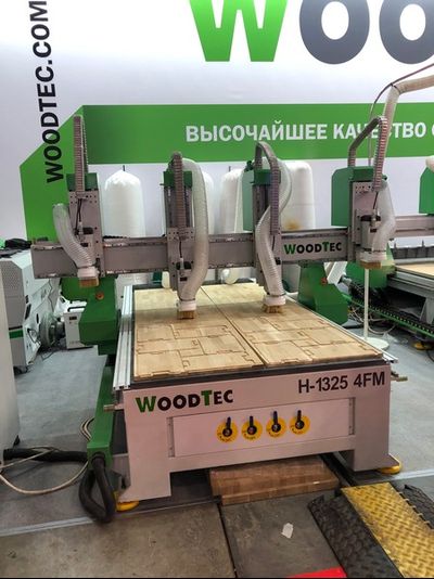 Фрезерно-гравировальный станок с ЧПУ WoodTec H 1325 4FM
