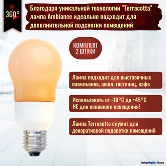 Philips Terracotta A65 12w 827 E27