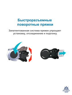 Маска для дайвинга AquaDiscovery Panoramic четырехстекольная