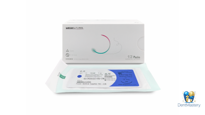 Мононить WEGO Polypropylene USP 4-0, обратно-режущая игла 3/8 19 мм, 75 см — артикул P43193-75