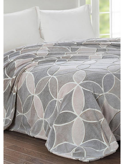 Плед Cleo БАМБУК двуспальный микрофибра 180х200 180/277-PB