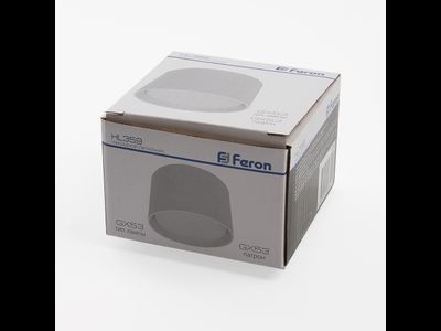 Светильник накладной FERON спот под лампу GX53 HL359 белый 85x85x55 41990