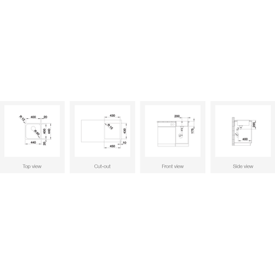 Мойка Blanco SUPRA 400-IF
